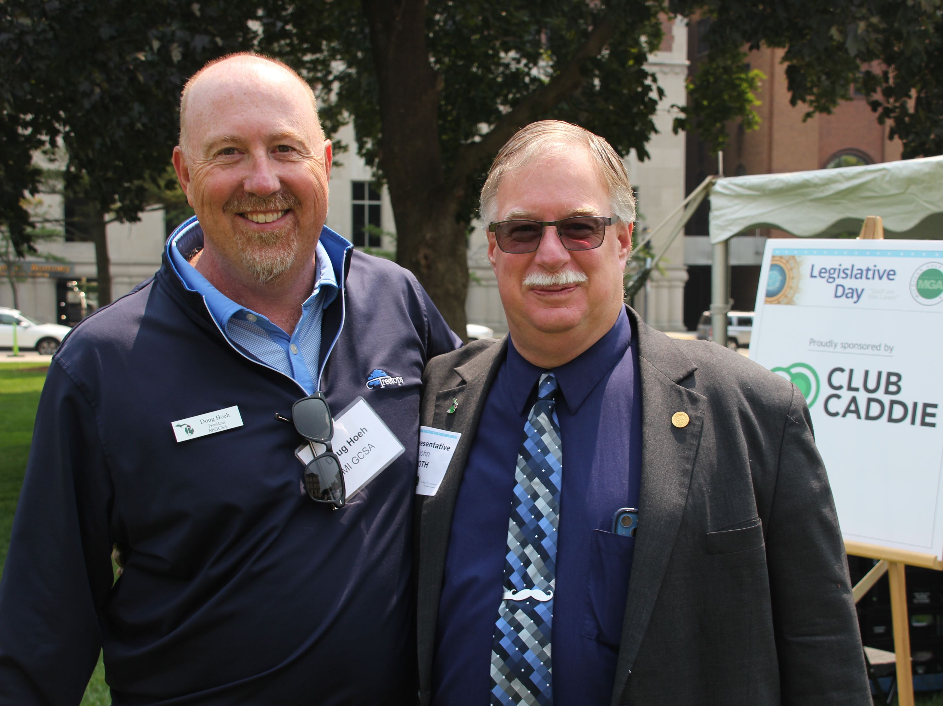 golf day 2023 Doug Hoeh and Rep. John Roth